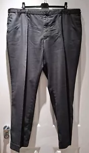 Taylor & Wright W46 L29 Dark Grey Viscose Blend Formal Dress Trousers Pants - Picture 1 of 10