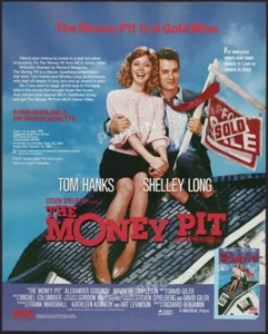 THE MONEY PIT - Original 1986 Trade AD / poster _ Tom Hanks _ Shelley Long - Picture 1 of 1
