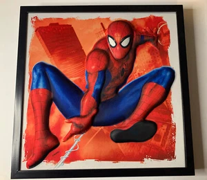 Spider-Man 3D Art por Open Road Brands Hobby Lobby Hogar Decoración 14x14 - Imagen 1 de 4