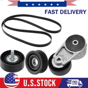 90K-39282D Drive Serpentine Belt Tensioner Idler Pulley Kit For Chrysler Dodge - Picture 1 of 7
