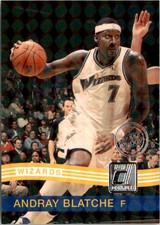 2010-11 Donruss Press Proofs Wizards Basketball Card #187 Andray Blatche /100