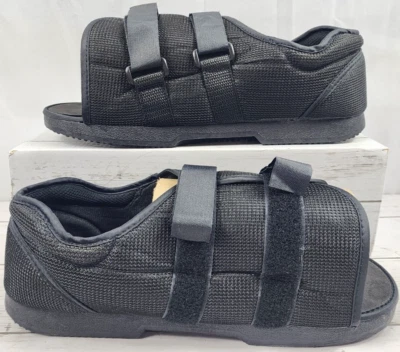 Post Op/Toe Injury/Lymphedema/Orthopedic 尼龙网眼双肩带,黑色,2 件套 — 第 1/4 张图片