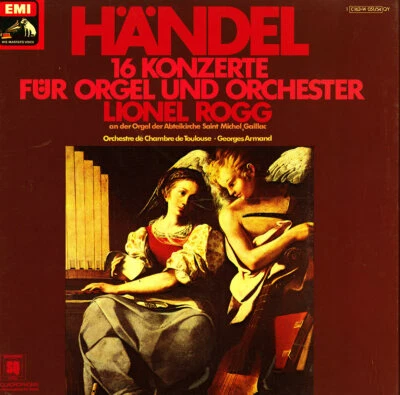 HANDEL 16 Organ Concertos LIONEL ROGG ARMAND Toulouse ChO EMI Quadro 4LP Box NM - Image 1 of 3