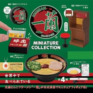 Ichiran Ramen Official Gashapon Capsule Toy Mini Figure Complete Set Japan - Picture 1 of 8