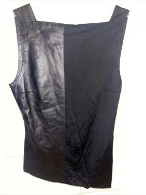 Costume National Leather Mix Tank 42/6  - Image 1 of 4