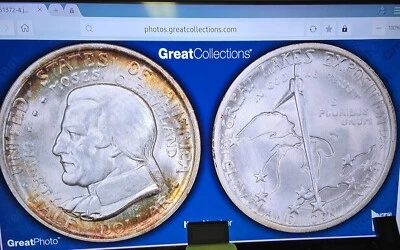 1936 Cleveland Centennial/Great Lakes Expostion Half Dollar NGC MS-65 (Toned) - Image 1 of 4