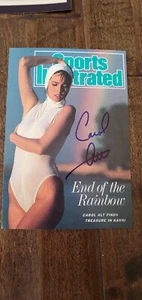 TARJETA 4X6 FIRMADA POR CAROL ALT SUPERMODELO INTERNACIONAL ANFITRIÓN DE FOX NEWS SHOW  - Imagen 1 de 1