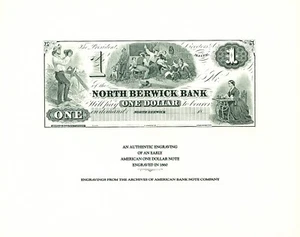 SCCS F-1983A 1983 80th IPPDS & EU Convention w/ $1 North Berwick Bank Note, ABNC - Picture 1 of 1
