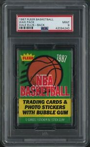 1987 Fleer Basketball RARE Wax Pack Possible Michael Jordan Card PSA 9