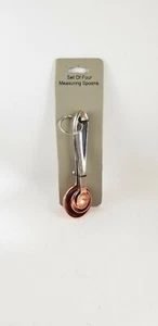 Set aus vier (4) Edelstahl Messlöffeln.. Neu - Bild 1 von 8