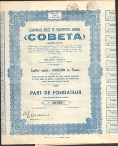 COBETA, Transports aériens (BELGIQUE) (M) - Foto 1 di 1