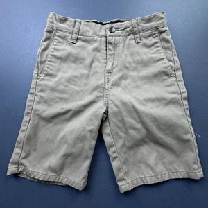 Volcom Cargo Shorts Boys 7 Black Relaxed Fit Skateboard Surf Casual - Picture 1 of 11