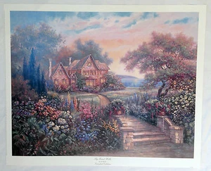 Carl Valente Listed California Artist S/N Lithograph "Sky Forest Hills" - Picture 1 of 3