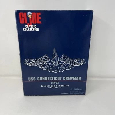 GI Joe Colección Clásica USS Connecticut Crewman SSN-22 Abierto Afroamericano Foto 1 de 4