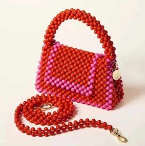 Colorblock Beaded Crossbody Bag - Kate Spade New York Red/Pink - Bild 1 von 5