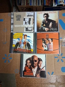 5 Music Cd Bundle ( Laura Love, Pras, Baavis And Butt- Head, White Men Can't... - Foto 1 di 1