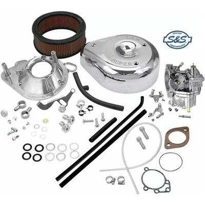 Kit de carburador Harley Davidson Flsts 1450 2000-2003 S&S Cycle Super E 11-0450 Foto 1 de 4