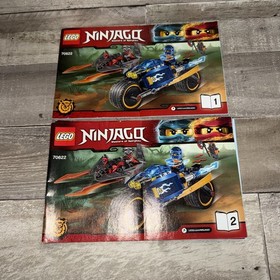 LEGO - Ninjago Desert Lightning 70622 Instruction Manuals Only 1 & 2 Read Pls