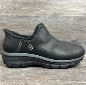 Skechers Slipper Easy Going Damen # 7,5 schwarz Passform Kunstfellfutter 167872 NEU - Bild 1 von 12