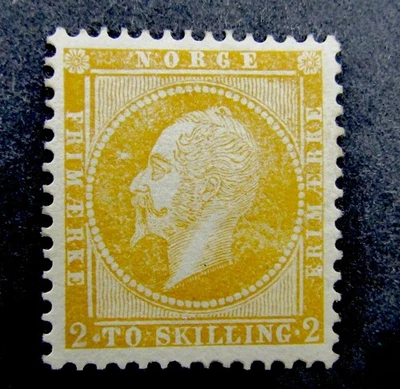 Nystamps 挪威邮票 # 2 完好 OG H 800 美元 D5y2574 — 第 1/2 张图片
