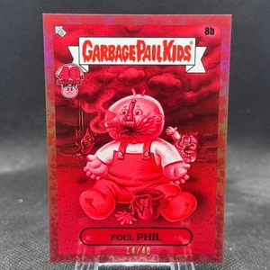 2025 Topps Worst of Garbage Pail Kids 40th Anniversary Foul Phil Ruby /40 #8b - Picture 1 of 2