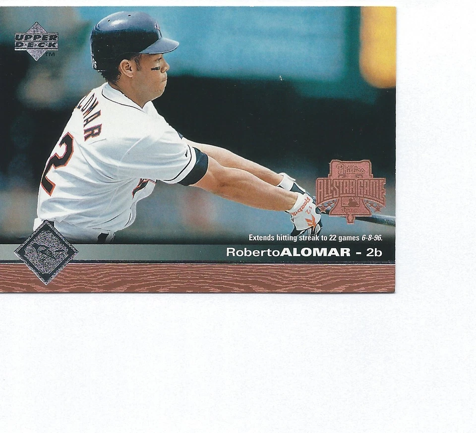 1996 Roberto Alomar Upper Deck All Star Game Card Baltimore Orioles #19 - Image 1 of 1