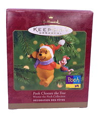2000 Hallmark Keepsake Ornament Pooh Chooses The Tree (Pooh  And Piglet) HO18