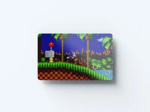 Sonic Design | Credit Card Sticker | Small Chip | Credit Card Skin - Picture 1 of 3