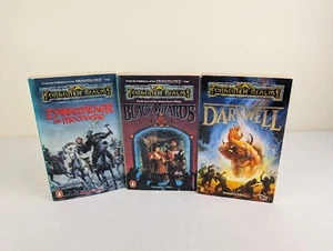 Moonshae Trilogy by Douglas Niles - Darkwalker, Black Wizards, Darkwell 1988 - Picture 1 of 16