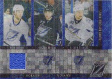 2010-11 (LIGHTNING) Zenith Mozaics Materials Steven Stamkos/Victor Hedman/Malone