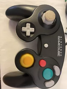 *Official* Nintendo Gamecube Controller Black VGC **FULLY TESTED** - Picture 1 of 3