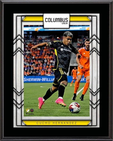 Cucho Hernandez Columbus Crew 10.5" x 13" Sublimated Player Plaque Cover