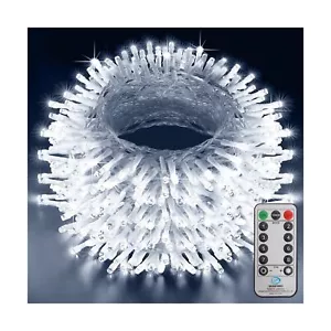 Christmas String Lights Outdoor, 394ft 1000 LED 8 Lighting Modes Christmas Fa... - Picture 1 of 7