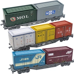 Japan Miniature Freight Train KOKI 106 with Containers Railway Model Figure Set - Picture 1 of 39