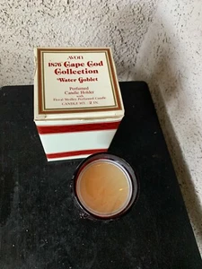 Avon 1876 Cape Cod Collection Ruby Water Goblet NEW with BOX - Picture 1 of 5