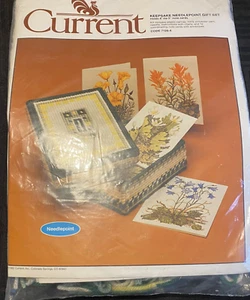 Vintage Current 1982 Keepsake Needlepoint Gift Set yarn needlecrafts - Picture 1 of 5