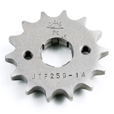 Fits 1976 Honda XL125 Steel Front Sprocket JT Sprockets JTF259.14 - Image 1 of 2