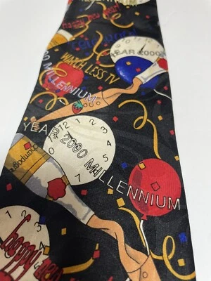 Corbata De Colección Millennium 2000 Feliz Año Nuevo  Foto 1 de 3