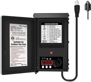 300 Watt Power Pack with Sensor and Weather Shield for Low Voltage - Picture 1 of 9