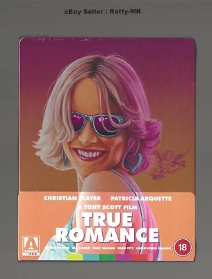 TRUE ROMANCE - UK ARROW VIDEO EXCLUSIVE 4K + BLU RAY STEELBOOK - NEW & SEALED - Image 1 of 4