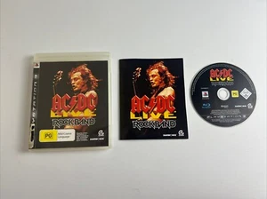 AC/DC Live Rock Band (SonyPlayStation 3, PS3, PAL) FREE POST + Manual - Picture 1 of 7