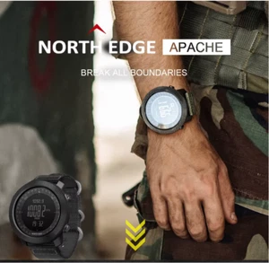 NORTH EDGE APACHE-46 Digitaluhr mit Kompass Höhenmesser - Bild 1 von 3
