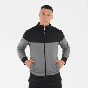 Tuta uomo Legea da ginnastica zip M L XL 2XL col nero sport poliestere completa - Bild 1 von 3