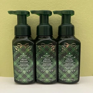 (3) Bath & Body Works FRESH BALSAM Gentle & Clean Foaming Hand Soap 8.75oz NEW - Picture 1 of 2