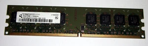 1 GB DDR2-RAM 240-pin 2Rx8 PC2-6400U non-ECC 'Qimonda HYS64T128020EU-2.5-C' - Photo 1/2