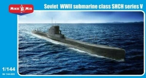 Submarino soviético Mikromir 144005 Segunda Guerra Mundial clase SHCH serie V, 1/144 - Imagen 1 de 11