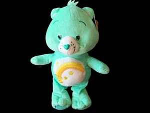 NEU 40cm Care Bears Plüschtier 2012 Glücksbärchi Stofftier Grün Stern Schlafen - Bild 1 von 7