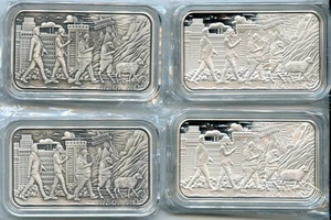 Reckless Metals Evolution Devolution 2 x1-oz Set .999 Fine Silver Bars PR & ANT - Picture 1 of 4