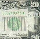 ** STAR ** $20 1934 Federal Reserve Note ** DAILY CURRENCY AUCTIONS