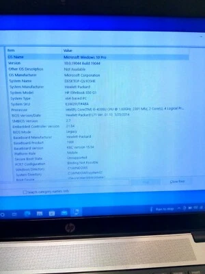 HP 15.6” EliteBook 850 G1 Core i5-4200U 1.60GHz 8GB 500GB HDD WIN 10 PRO Foto 1 de 4